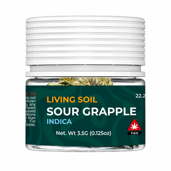 mock_Sour Grapple_Living soil 3.5G CB SP JAR_FRONT
