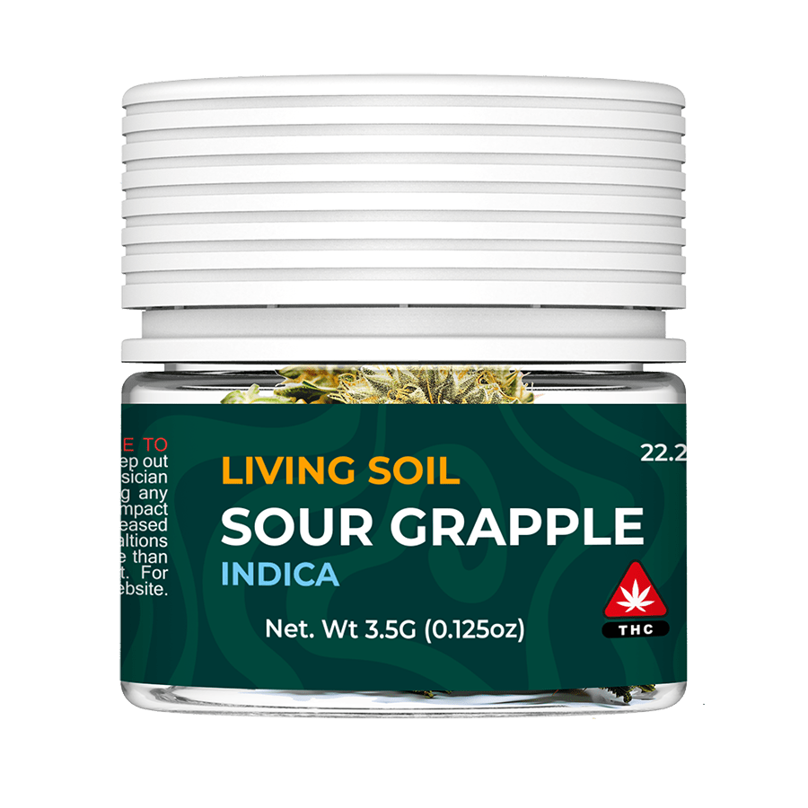 mock Sour Grapple Living soil 3.5G CB SP JAR FRONT