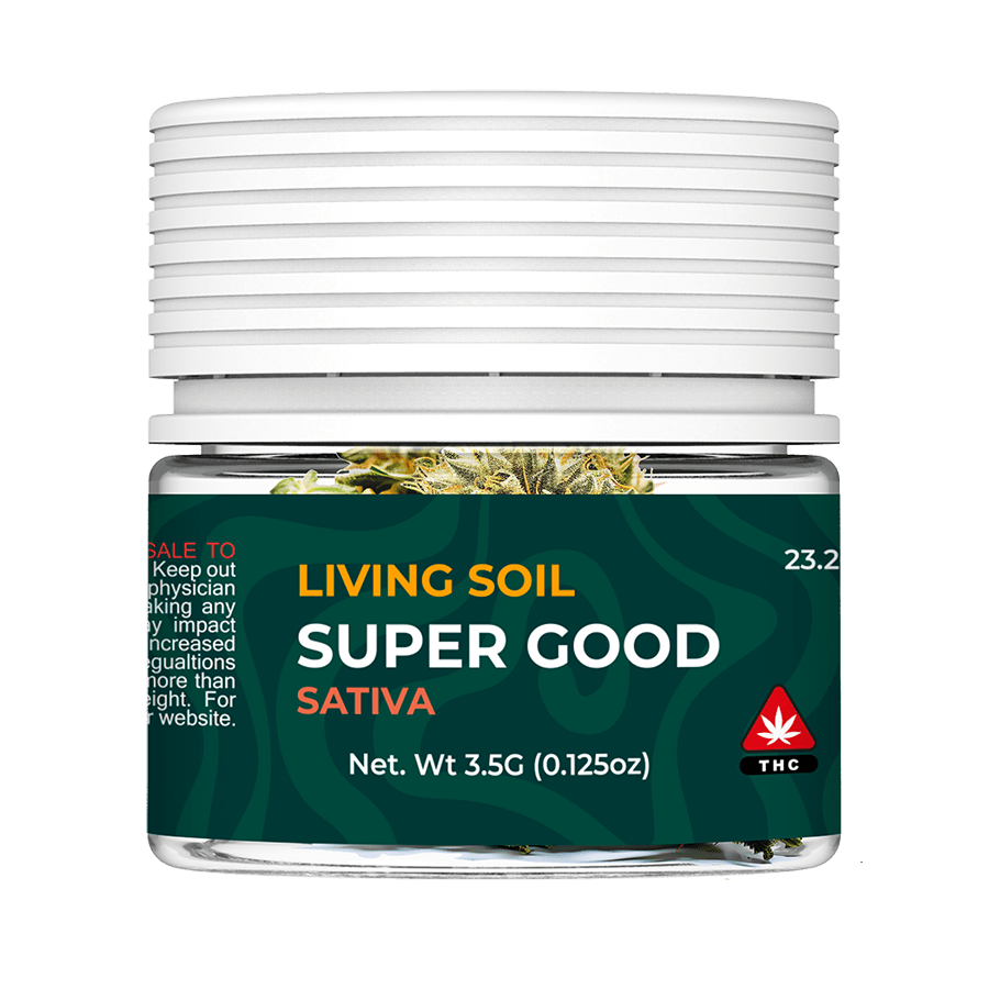 mock Super Good Living soil 3.5G CB SP JAR Front