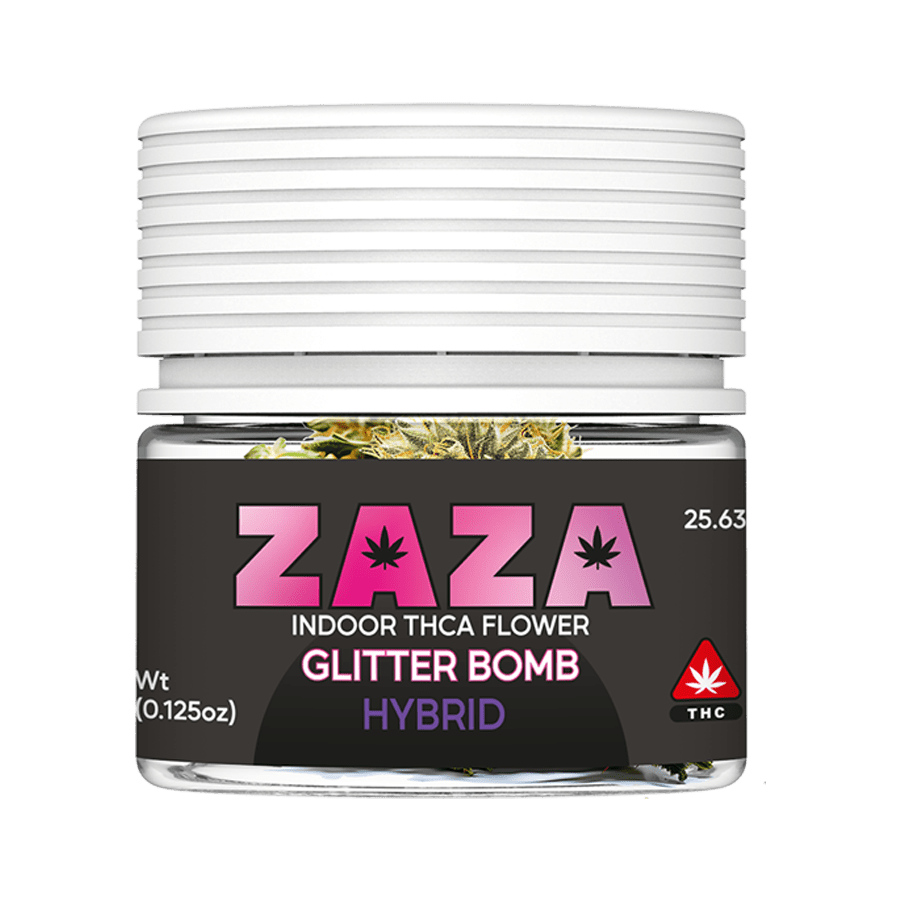 Native mock GLITTER BOMB ZAZA 3.5G CB SP JAR FRONT