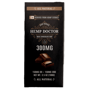 300mg D9THC/CBD Chocolate Bar