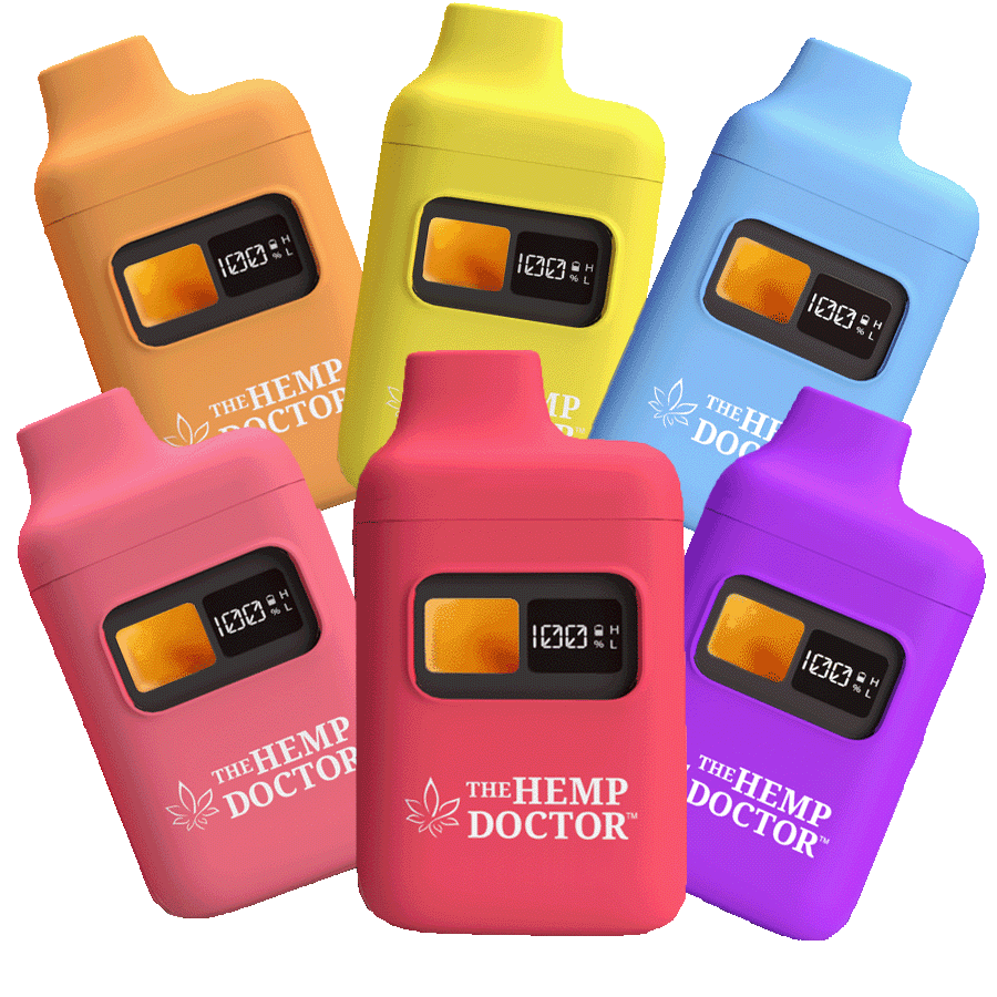 Front of a group of 6.5G Phuk'd Up MEGA Disposables devices