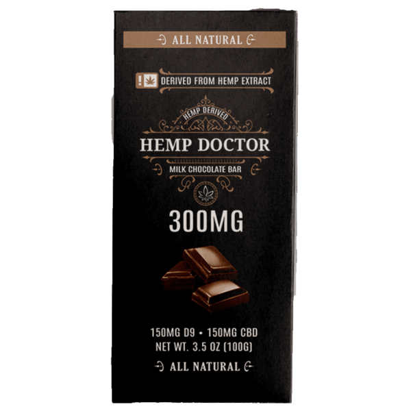 300mg D9THC/CBD Chocolate Bar