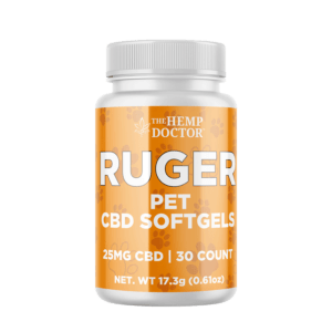 RUGER | 25mg CBD Pet Softgels (30ct)