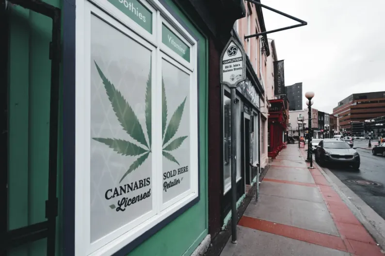 cannabis dispensary store signage outside the store